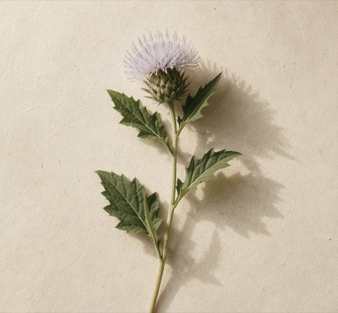 Atractylodes root plant